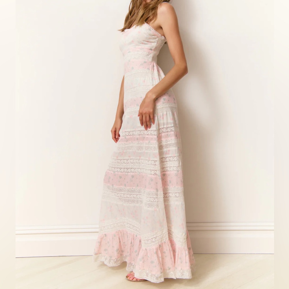 LoveShackFancy - Carwen Dress - Pink Bliss in size 4 - Picture 3 of 4